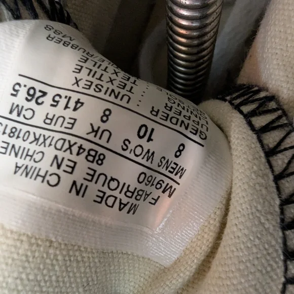 Converse Chuck Taylor All Star Hi Top Shoes Mens Sz 8 Womens Sz 10 Used M9160 - Picture 7 of 8